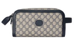 Несессер с переплетенными буквами G синий