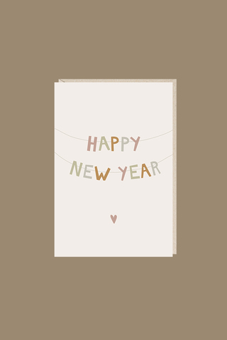 Открытка happy new year. счастливого нового года