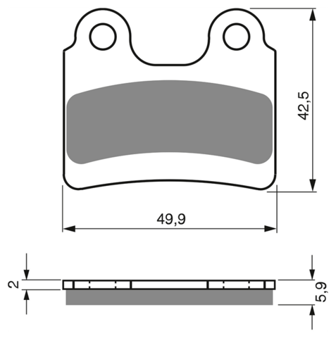 Тормозные колодки дисковые 198 S3