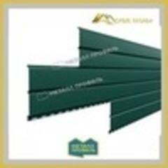 Сайдинг металлический L -Брус ХL VikingMP-01- - RALL 6005 Зеленый мох, 0.45мм