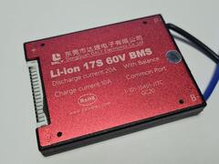 Плата контроля BMS Li-ion 17S 60V 20A