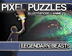 Pixel Puzzles Illustrations & Anime - Jigsaw Pack: Legendary Beasts (для ПК, цифровой код доступа)
