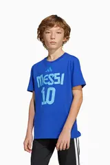 Футболка adidas Messi Name and Number Graphic Junior - синий