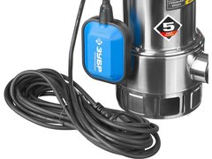 ЗУБР 750 Вт, дренажный насос для грязной воды, корпус - нерж. сталь, Профессионал (НПГ-Т3-750-С)