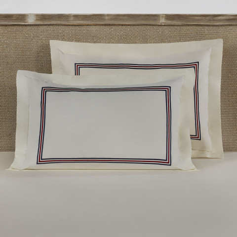 Наволочка декоративная 50x70 L'appartement Toscana ivory/deep blue/red wine