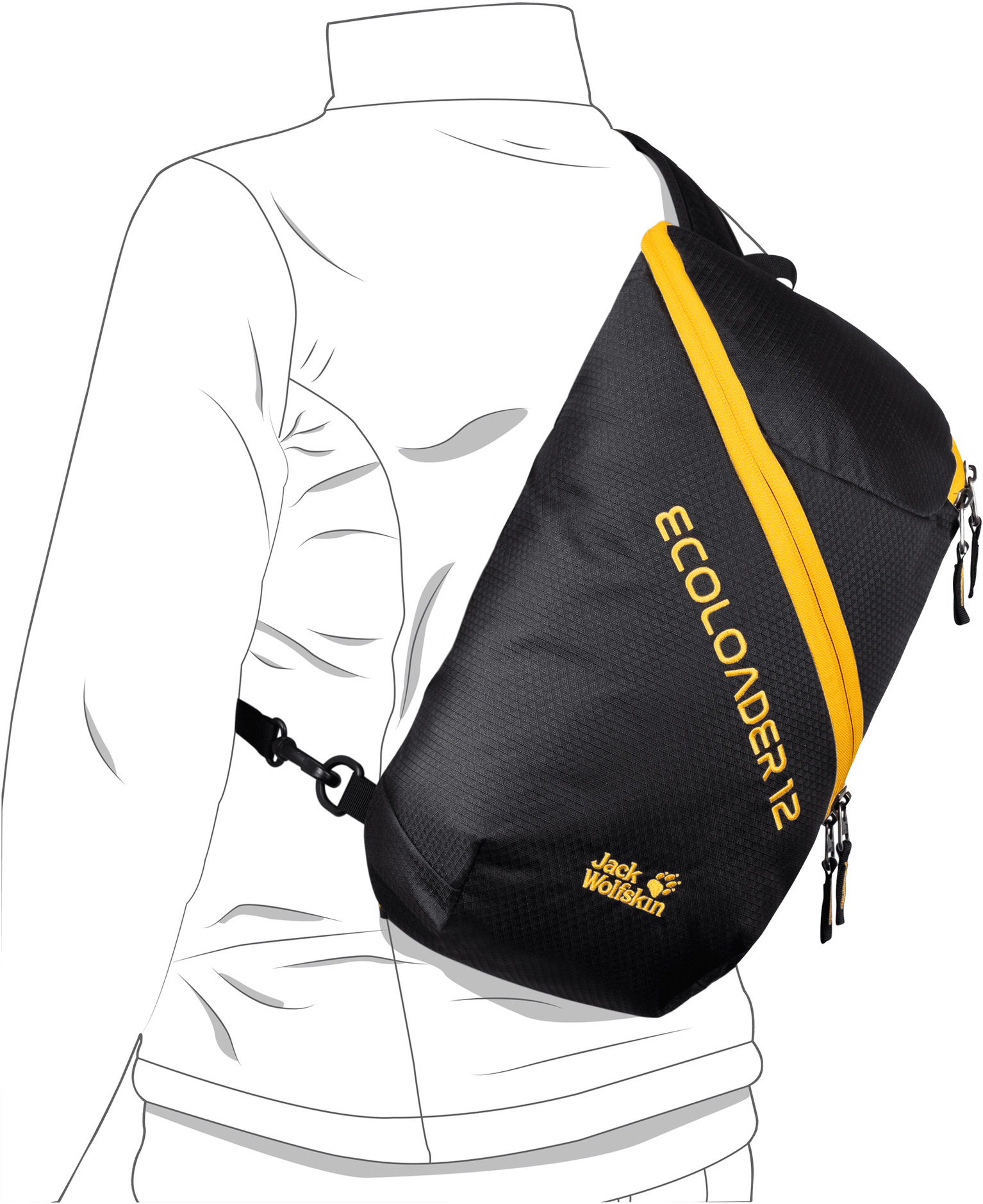 Jack Wolfskin Ecoloader 12 Bag black