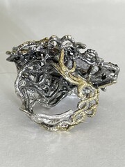 Аммонит  (кольцо из серебра)