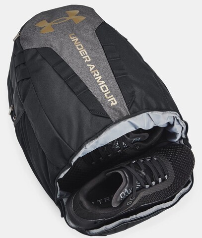 Картинка рюкзак городской Under Armour Hustle 5.0 Backpack черно-серый - 3