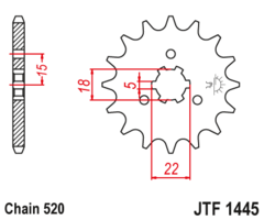 Звезда JT JTF1445