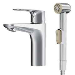 Смеситель для раковины с гигиеническим душем AM.PM Gem - F90A03000