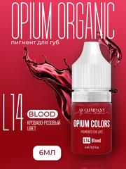 L14 BLOOD пигмент для губ TM AS-Company OPIUM COLORS