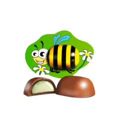 Конфета Пчелка со вкусом фисташки 7 г.