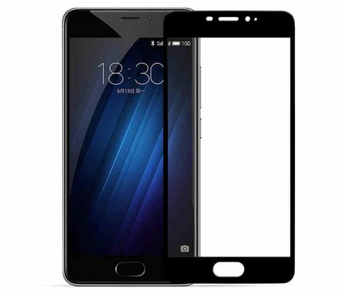 Защитное стекло Meizu Pro 7 (черное)