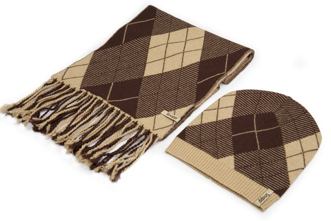 Комплект Snapp: шапка и шарф (бежевый)