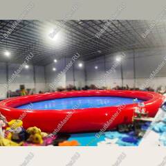 Круглый надувной бассейн «Плеск» 10×10×1 м