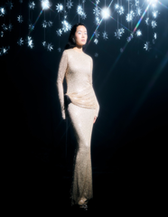 Платье Isadora (Исадора) пайеточное золото