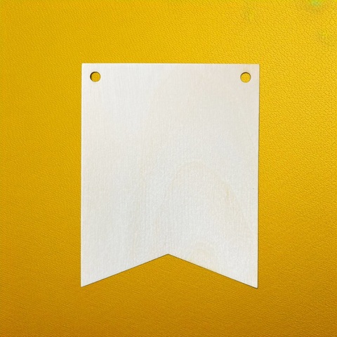 флажок классический 9,5,*7см , фанера