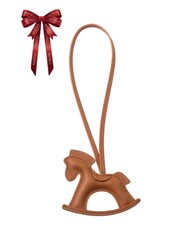 Брелок HORSE карамельного цвета