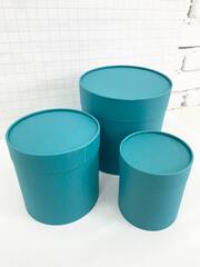 Цилиндр одиночный с завальцовкой, Синий травяной, 16*16 см, 1 шт.