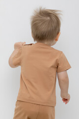 фуфайка  для мальчика  КР 302375/индийский загар к448