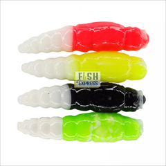 COOL PLACE ЛИЧИНКА(ЗИМА)FLOATING STRETCH цвет MIX 2(двухцветный) 28мм/12шт в банке