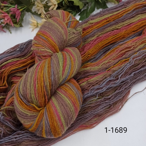 Дундага 6/1 шерсть секционного окрашивания 01-1689 420м/100гр