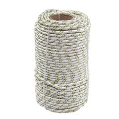 51-2-026 Фал плетеный капроновый 16-прядный, 650кгс, сердечник капрон, д.6мм, бухта100м РемоКолор