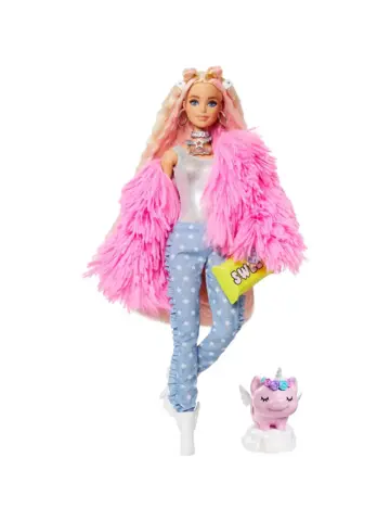 Кукла Барби Экстра в розовой куртке GRN28