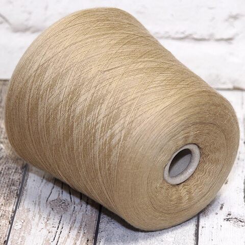 Кашемир гребенной Loro Piana SUPER CASH 2/52 темно-бежевый