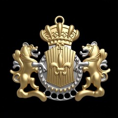 Силиконовый молд № 2063 Герб геральдический