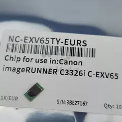 Чип Canon iR C3326i C-EXV65 желтый (11k) (Am)