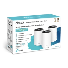Mesh Wi-Fi система TP-Link Deco PX50 (3-pack) AX3000, Wi-Fi 6, с поддержкой Powerline G1500 — фото 3