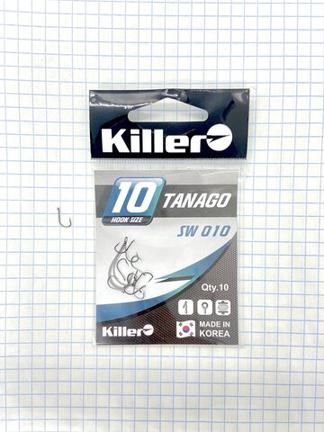 Крючок KILLER TANAGO № 10 продажа от 10 шт.