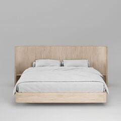 Кровать Эклипс 180x200 (беленый дуб), высота 75 см