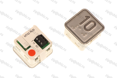 Кнопка (кнопочный модуль) MT42 RUS "10 Этаж", квадратная, красная подсветка, Брайль.