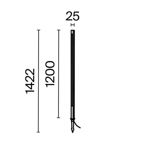 Ландшафтный светильник Maytoni Pole O440FL-L18GF3K