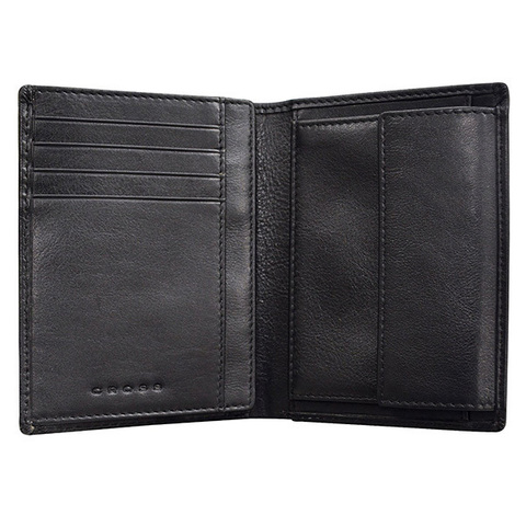 Бумажник Cross Classic Century, черный, 13,5х10,2х1 см