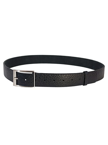 Ремень брючный Р-7/2 с литой пряжкой (кожа, чёрный)