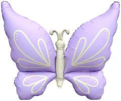 Фигура "Нежно-сиреневая сатиновая бабочка"