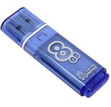 Флешка 8 GB USB 2.0 SmartBuy Glossy (Синий)