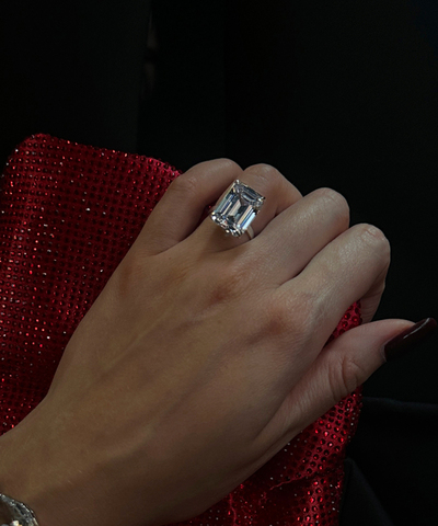 Кольцо She said yes White big