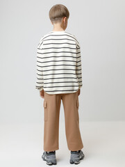 брюки  для мальчика  КР 400854/коричневый 1038 к586