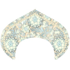 Кокошник ободок Цветы белые