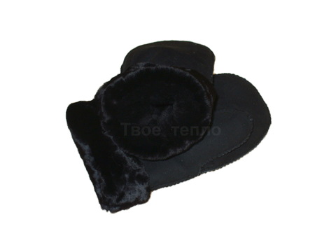 Варежки из овчины мужские