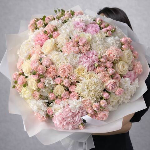 Букет wow в нежной гамме