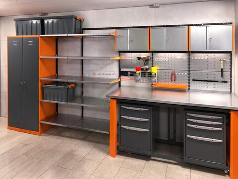 Стеллажи и полки для обустройства гаража под ключ