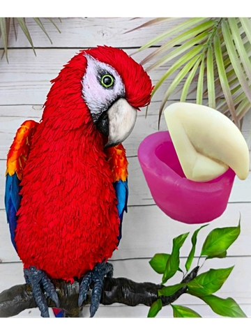 Вайнер силиконовый клюв попугая 