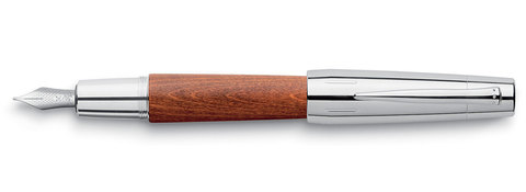 Перьевая ручка Faber-Castell E-motion Pearwood Brown перо EF