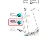 Промежуточная шестерня транспортировочного шнека Ricoh