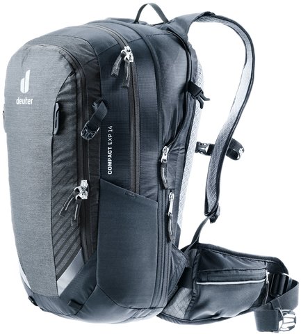 Картинка рюкзак велосипедный Deuter Compact EXP 14 graphite-black - 4